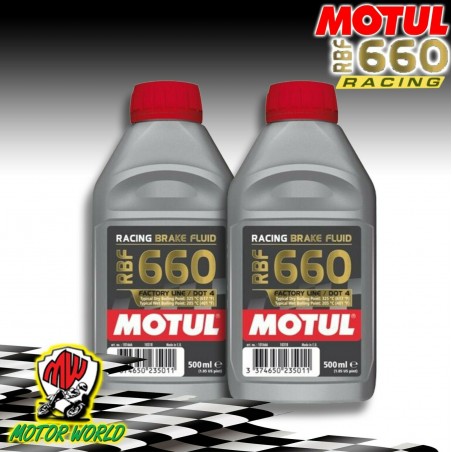 MOTUL RBF 660 2 x 500 ML RACING liquido dei freni per Motorsport