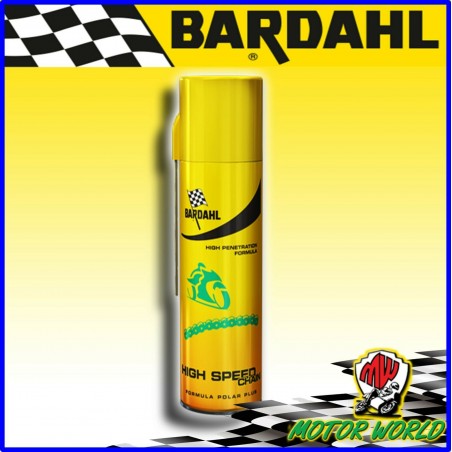 Bardahl High Speed Chain Grasso Catena Spray Moto Strada Bianco Adesivo