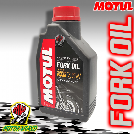 Olio Forcella Factory Line Motul Fork Oil Light Medium Sae 7,5W 100% Sintetico