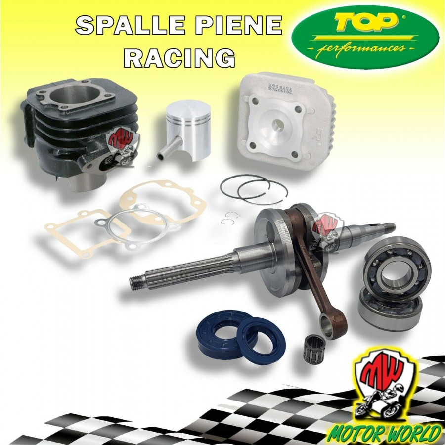 KIT GRUPPO TERMICO DR 70cc ALBERO MOTORE CUSCINETTI TOP MBK BOOSTER NAKED 50 