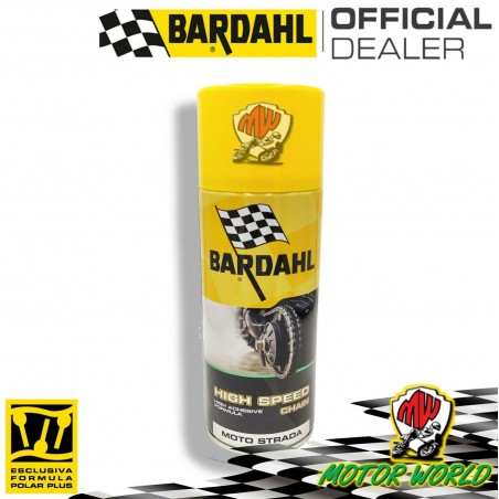 Grasso Catena Bardahl High Speed Chain Lubrificante Spray Moto Strada 400ml