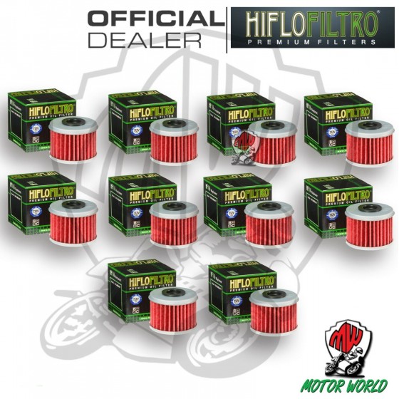 KIT 10 FILTRI FILTRO OLIO HIFLO HF116 Honda CRF 450 XRL 2015 2016