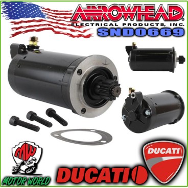 SND0669 MOTORINO AVVIAMENTO ARROWHEAD DUCATI GT 1000 Touring 2009