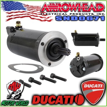 SND0671 MOTORINO AVVIAMENTO ARROWHEAD DUCATI Streetfighter 1100 S 2010