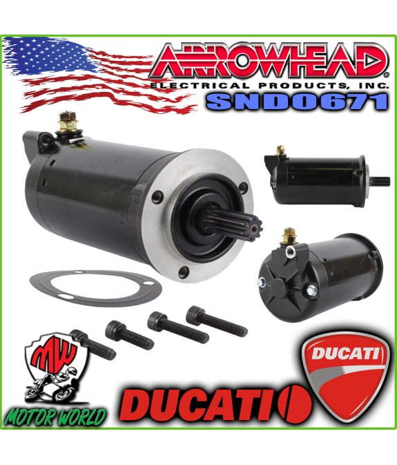 SND0671 MOTORINO AVVIAMENTO ARROWHEAD DUCATI Streetfighter 1100 S 2010