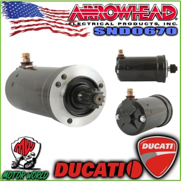 SND0670 MOTORINO AVVIAMENTO ARROWHEAD DUCATI SS 900 Supersport 2000 2001 2002