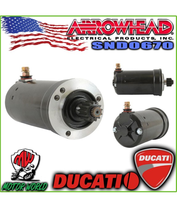 SND0670 MOTORINO AVVIAMENTO ARROWHEAD DUCATI SS 900 Supersport 2000 2001 2002