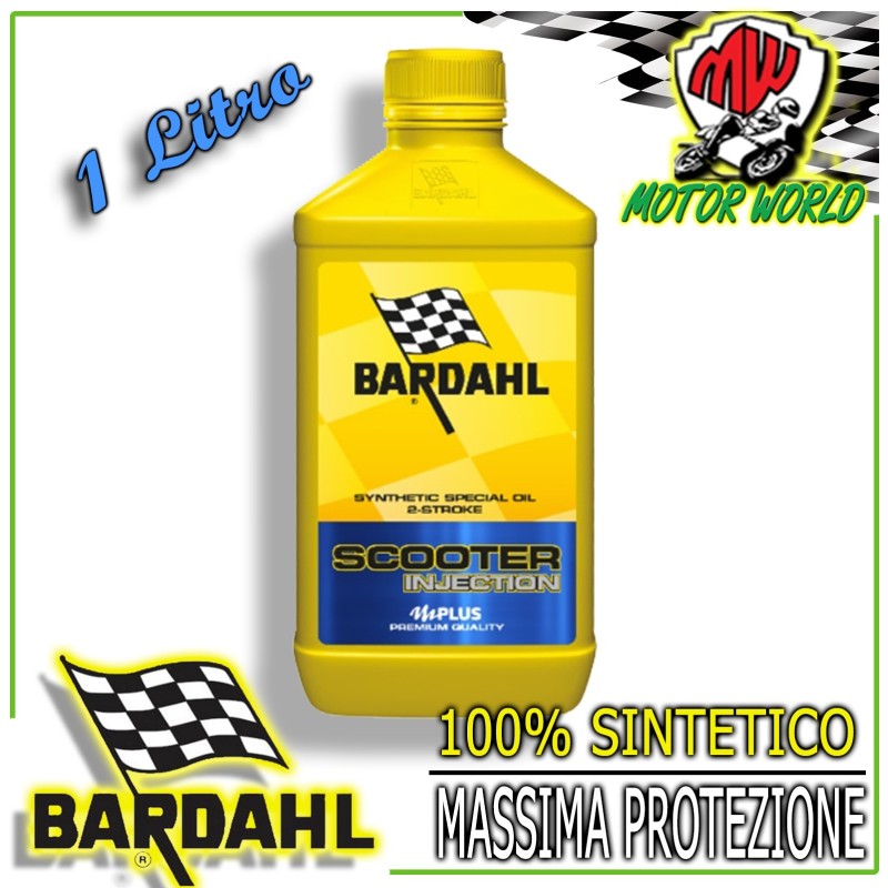 BARDAHL SCOOTER INJECTION mPlus Premix Olio motore 2T Elevate Prestazioni 1 Litr