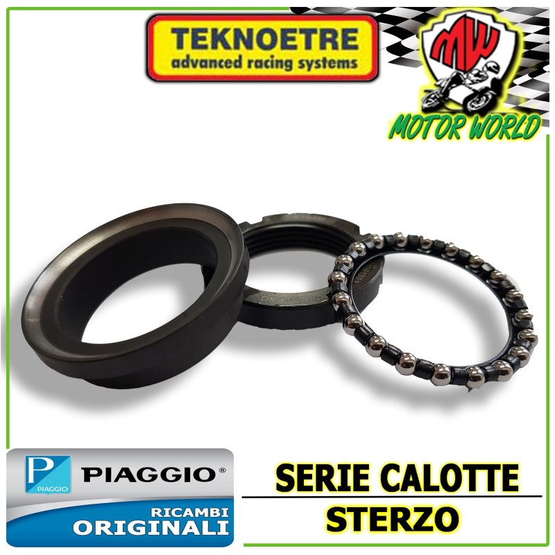 SERIE SUPERIORE CALOTTE STERZO ORIG. PIAGGIO VESPA PX 150 E SERIE ARCOB. 1981-97