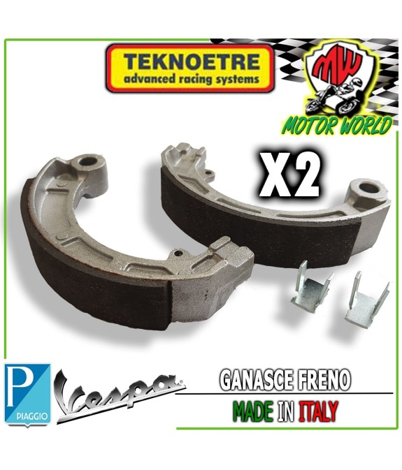 KIT COPPIA GANASCE ANTERIORI + POSTERIORI PIAGGIO VESPA V FL2 125	DAL 1991 IN SU