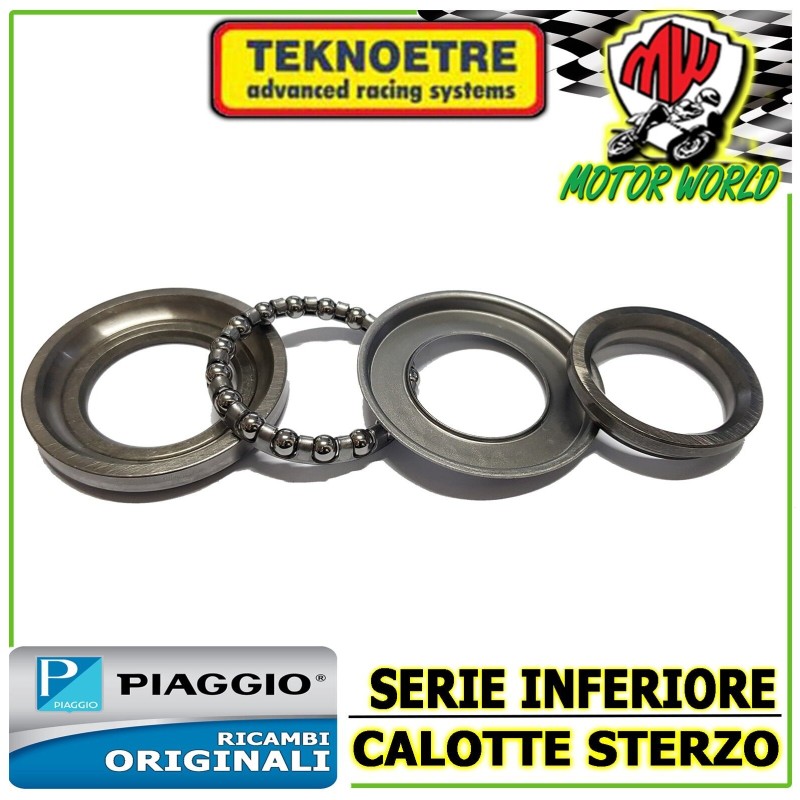SERIE INFERIORE CALOTTE STERZO ORIGINALI PIAGGIO X10 500 4T 4V IE 2012 - 2013