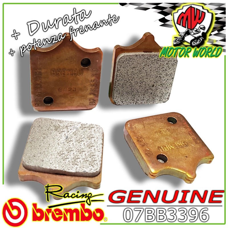 07BB3396 PASTIGLIE FRENO BREMBO GENUINE ANTERIORI APRILIA RSV NERA 1000 2004-08