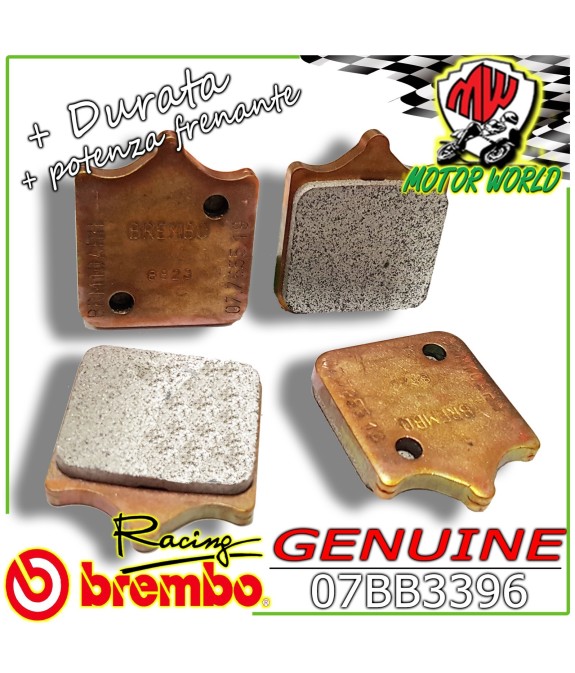 07BB3396 PASTIGLIE FRENO BREMBO GENUINE ANTERIORI APRILIA RSV NERA 1000 2004-08