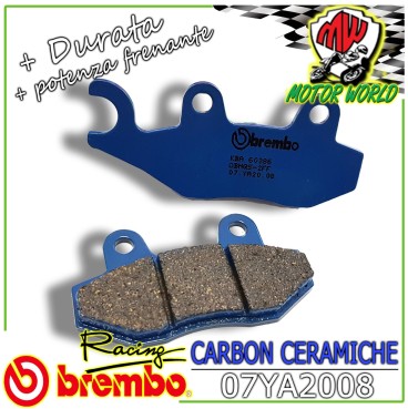 PASTIGLIE BREMBO CARBON CERAMICHE POSTERIORI YAMAHA  XTZ SUPER TENERE 750	1989 -