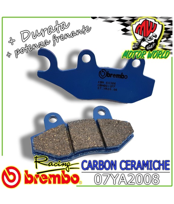 PASTIGLIE BREMBO CARBON CERAMICHE POSTERIORI YAMAHA  XTZ SUPER TENERE 750	1989 -