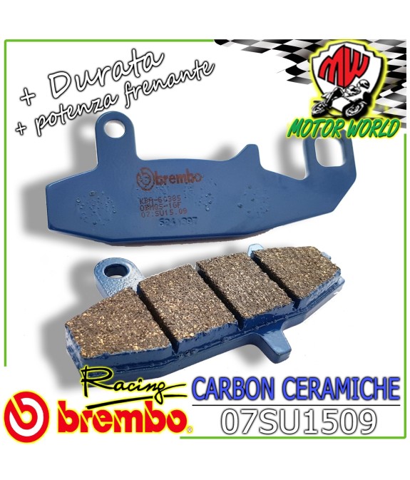 07SU1509 PASTIGLIE BREMBO CERAMICHE POSTERIORI HONDA VTZ XELVIS 250 1992 -