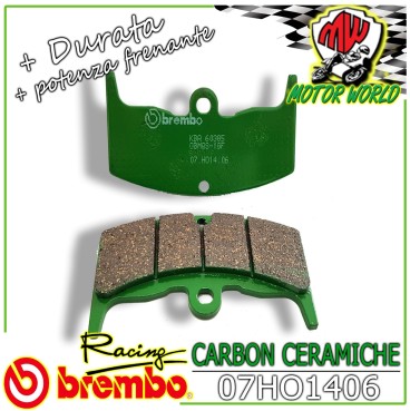 07HO1406 PASTIGLIE BREMBO CERAMICHE ANTERIORI HONDA VTR INTERCEPTOR 250	1988