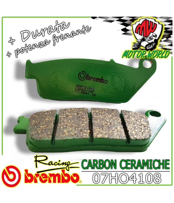 PASTIGLIE BREMBO CARBON ANTERIORI HONDA VFR F INTERCEPTOR 750 1988 1989