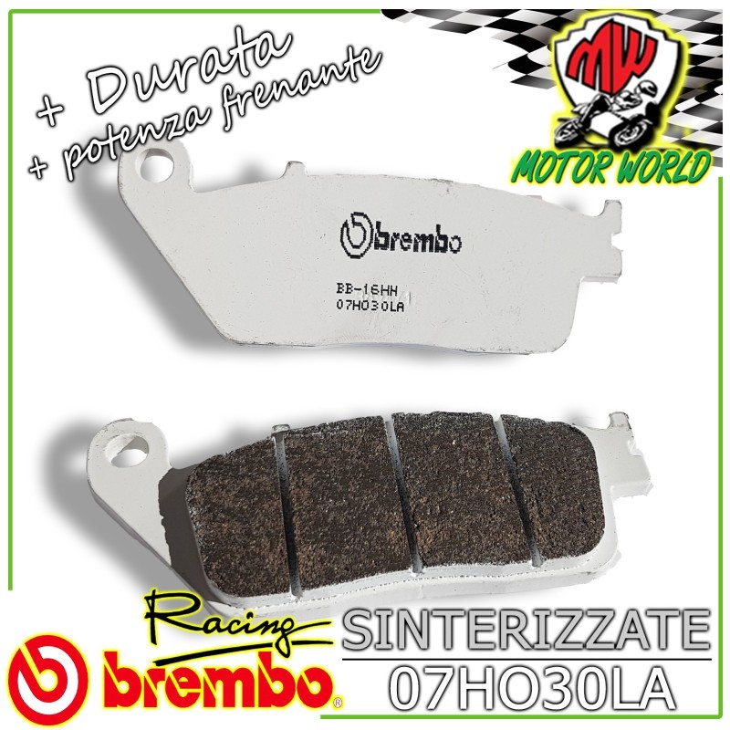 07HO30LA PASTIGLIE BREMBO SINTER ANTERIORI YAMAHA WR X SUPERMOTO 125 2009 - 2013