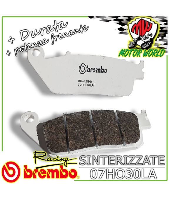 07HO30LA PASTIGLIE BREMBO SINTER ANTERIORI YAMAHA WR X SUPERMOTO 125 2009 - 2013