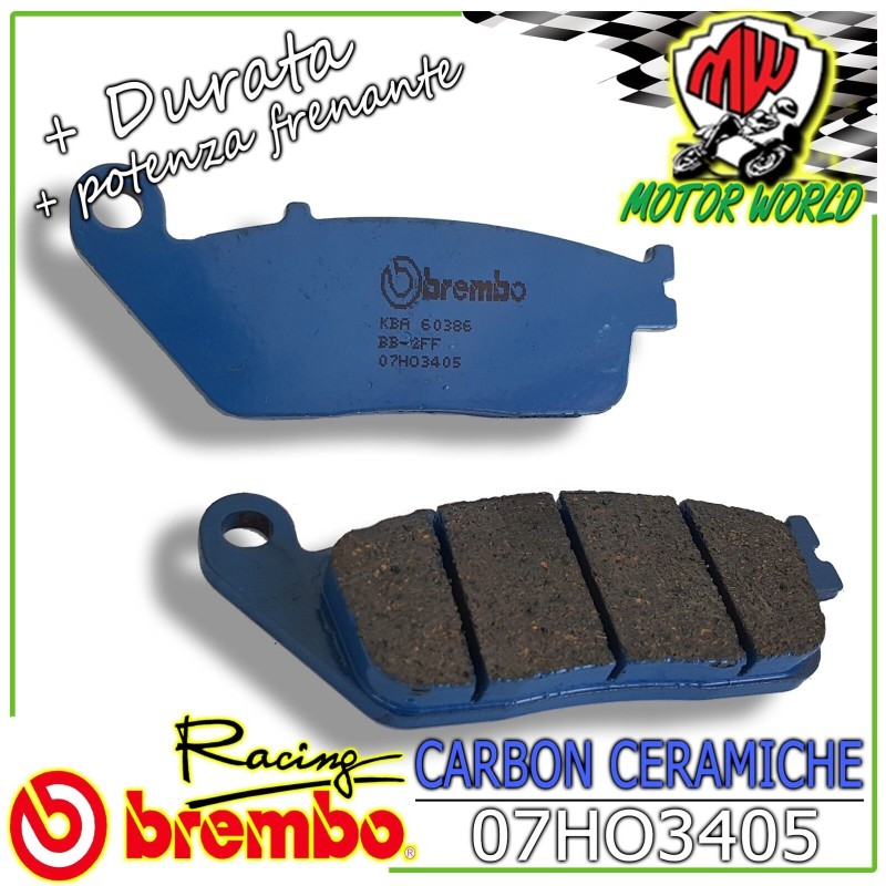 07HO3405 PASTIGLIE BREMBO CERAMICHE ANTERIORI  YAMAHA  MT 1700 01 2005 - 2011