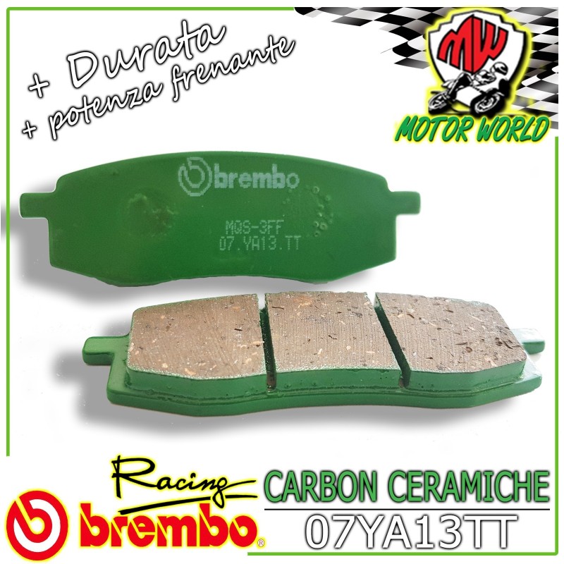 07YA13TT PASTIGLIE BREMBO CARBON CERAMICHE ANTERIORI YAMAHA YZ 490	1985 - 1988
