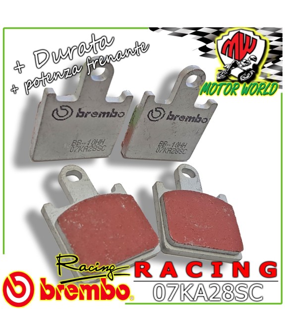 07KA28SC PASTIGLIE BREMBO RACING PISTA ANTERIORI KAWASAKI GTR 1400 2008 - 2012