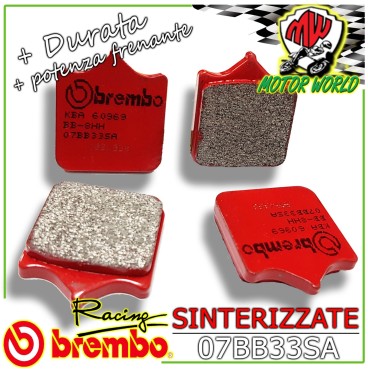 07BB33SA PASTIGLIE FRENO BREMBO SINTER ANTERIORI APRILIA RSV NERA 1000 2004-2008