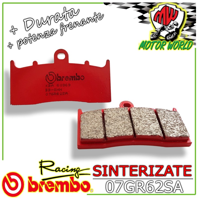 07GR62SA PASTIGLIE BREMBO SINTER ANTERIORI BMW K 1600 GT 2010 - 2012