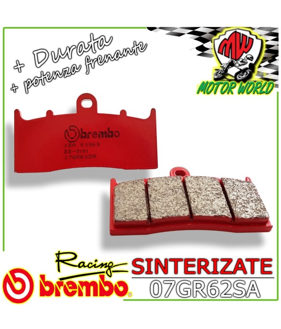 07GR62SA PASTIGLIE BREMBO SINTER ANTERIORI BMW K 1600 GT 2010 - 2012