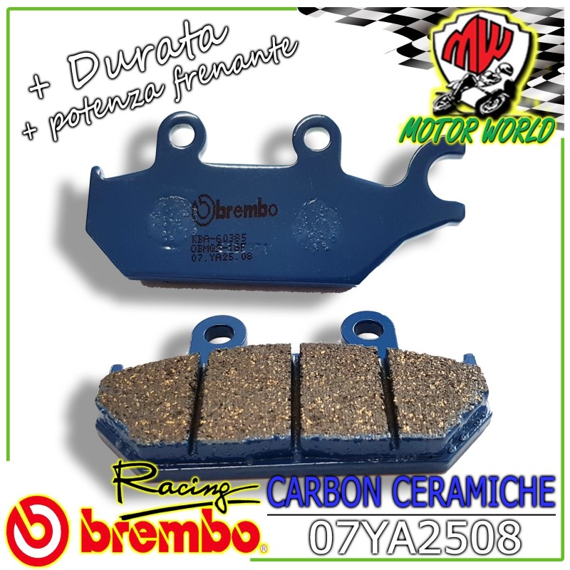 07YA2508 PASTIGLIE BREMBO CERAMICHE ANTERIORI YAMAHA ARTESIA 400	1991 -