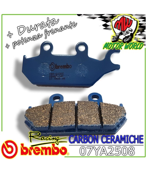 07YA2508 PASTIGLIE BREMBO CERAMICHE ANTERIORI YAMAHA ARTESIA 400	1991 -