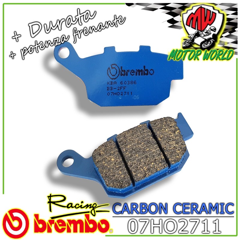 PASTIGLIE BREMBO CARBON CERAMIC POSTERIORI YAMAHA XJ6 S DIVERSION 600 2009 2011