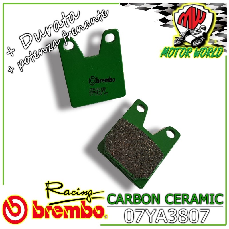 07YA3807 PASTIGLIE BREMBO CERAMIC POSTERIORI HYOSUNG I DELUXE 700 2013 -