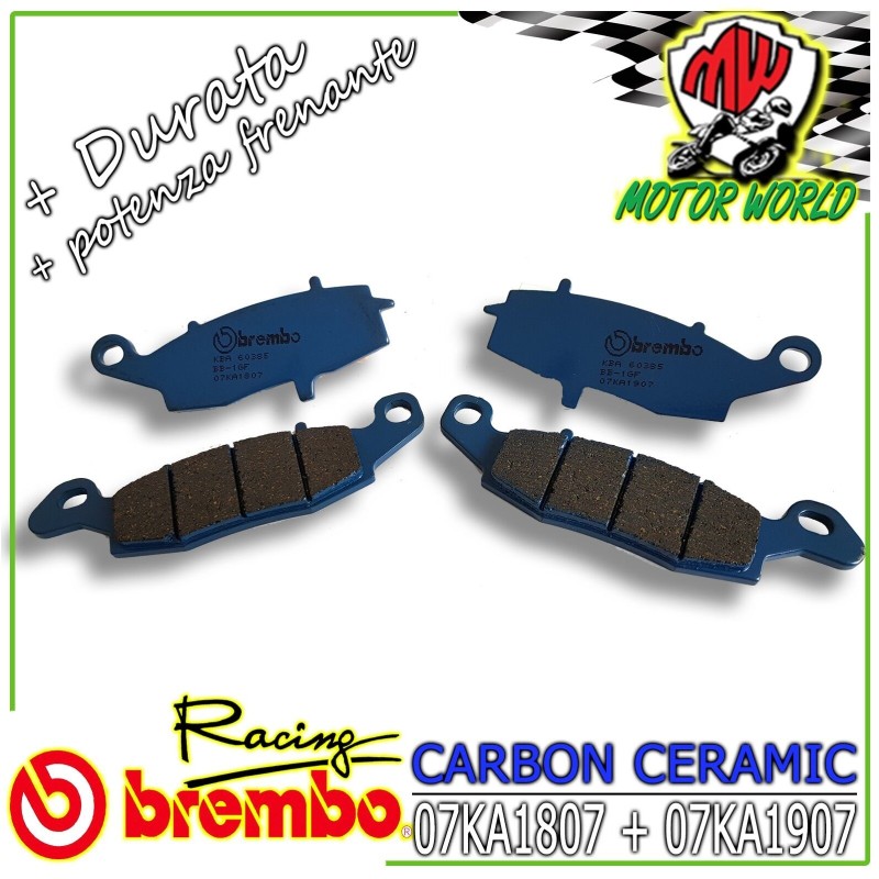 COPPIA PASTIGLIE BREMBO CERAMIC ANTERIORI SUZUKI VL INTRUDER 1500 2002 - 2003