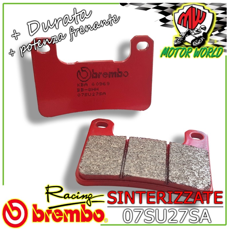07SU27SA PASTIGLIE BREMBO SINTERIZZATE ANTERIORI SUZUKI M RZ INTRUDER 1800 07 12