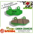 07027CC PASTIGLIE BREMBO CERAMICHE ANTERIORI SYM  WOLF LEGEND 125	2002 -