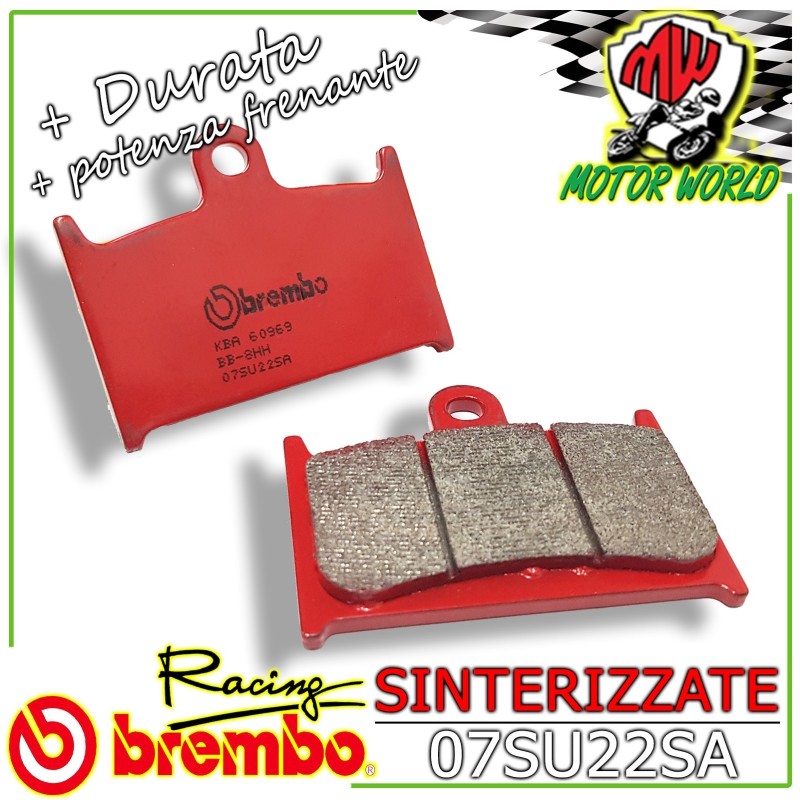 PASTIGLIE BREMBO SINTERIZZATE ANTERIORI YAMAHA TZR W 750	1989 -