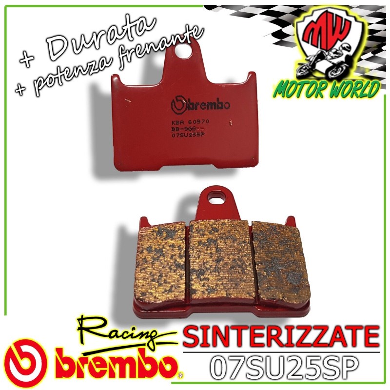 07SU25SP PASTIGLIE BREMBO SINTER POSTERIORI SUZUKI GSX-R 1000 2001 - 2003