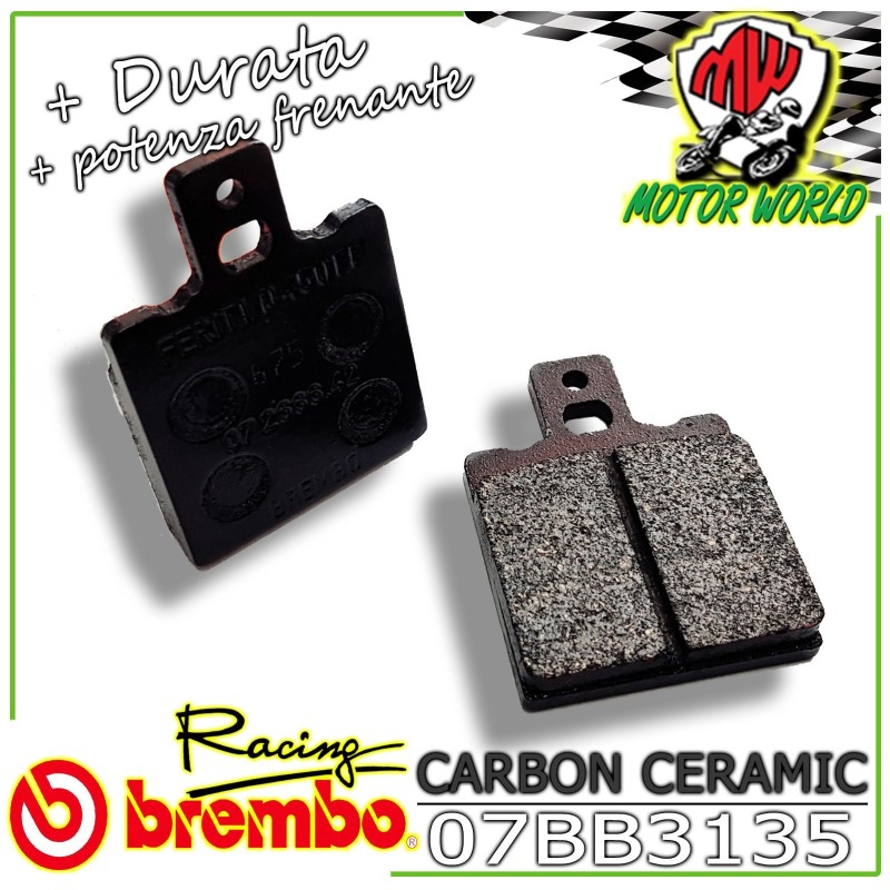 07BB0106 PASTIGLIE BREMBO CERAMICHE ANTERIORI MOTO GUZZI  2C 4T 125 1979 -