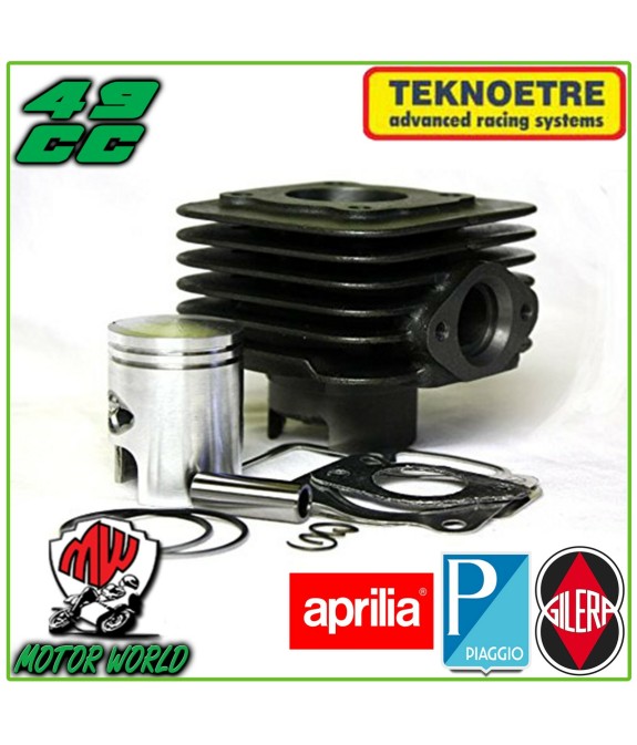KIT GRUPPO TERMICO CILINDRO PISTONE GUARNIZIONI  APRILIA SR MOTARD 50 2T