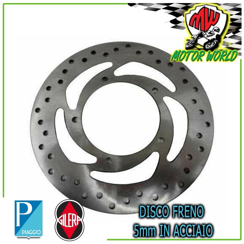DISCO FRENO POSTERIORE ACCIAIO 5mm PIAGGIO BEVERLY SPORT TOURING 350 4V ie 11 14