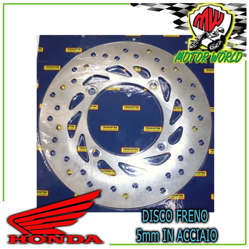 DISCO FRENO POSTERIORE IN ACCIAIO 5mm HONDA CB HORNET 900 2002 -- 2006