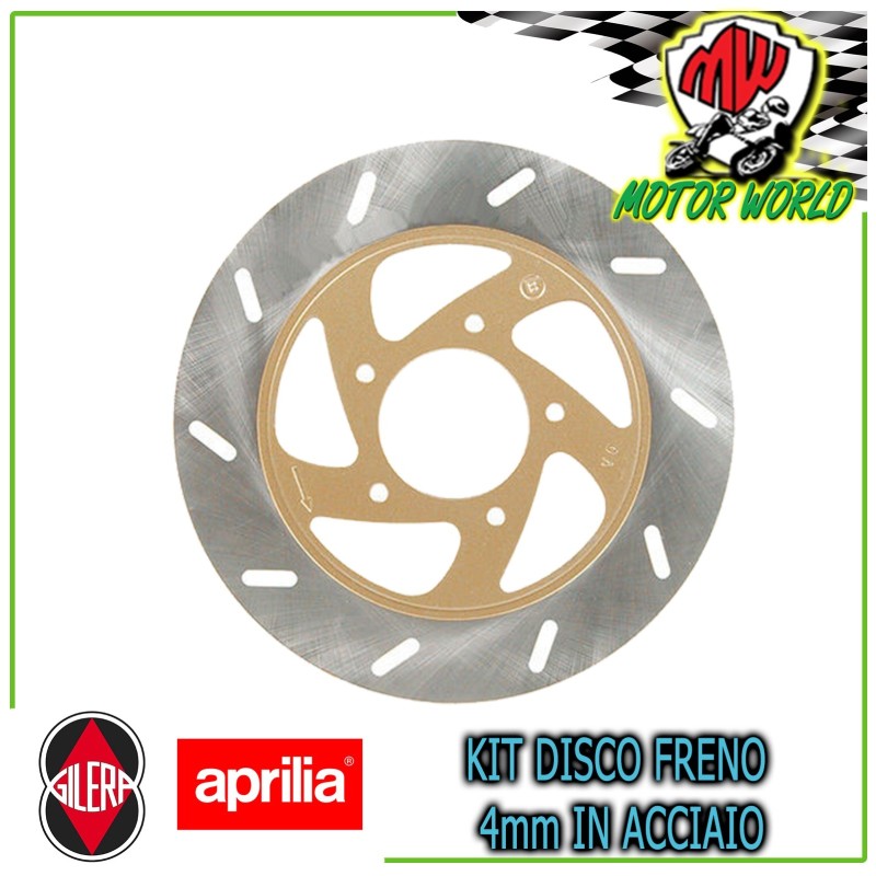 DISCO FRENO ANTERIORE IN ACCIAIO 4mm PER GILERA RUNNER VXR 4T ST EURO 3 200