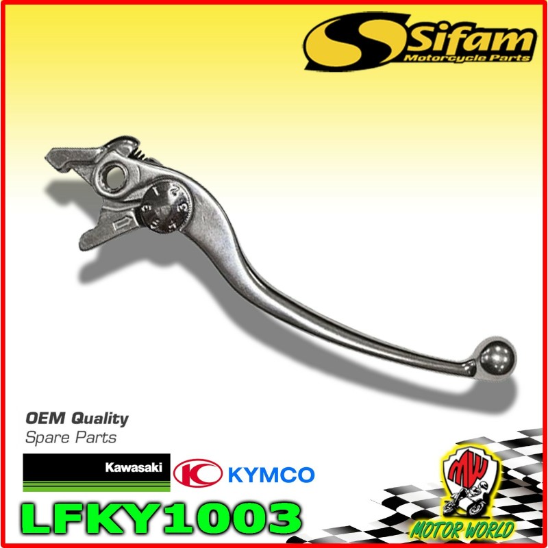 LEVA FRENO DESTRA CROMATA KYMCO XCITING 500 IR 2009 2010 2011 2012 2013 2014