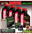 KIT TAGLIANDO OLIO MOTUL 7100 10W40 + FILTRI HIFLO HONDA CB 600 S Hornet 2002