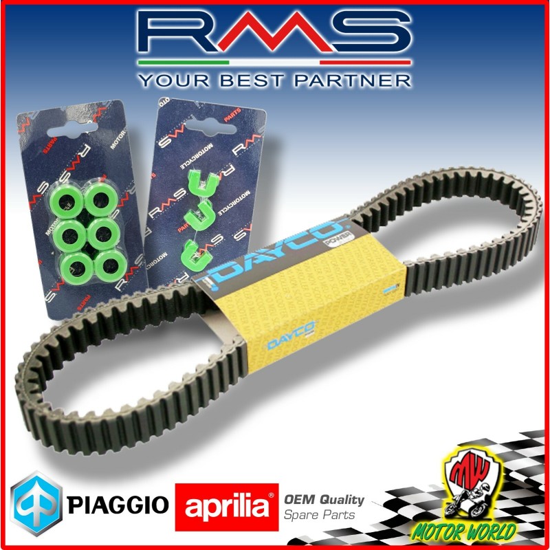 KIT CINGHIA + RULLI + CURSORI VARIATORE PIAGGIO CARNABY 250