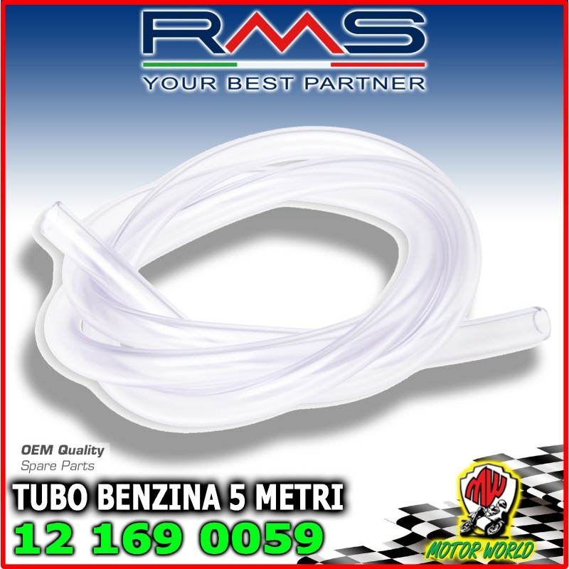 TUBO PER BENZINA Diametro 6 X 9 mm ROTOLO 5 Metri