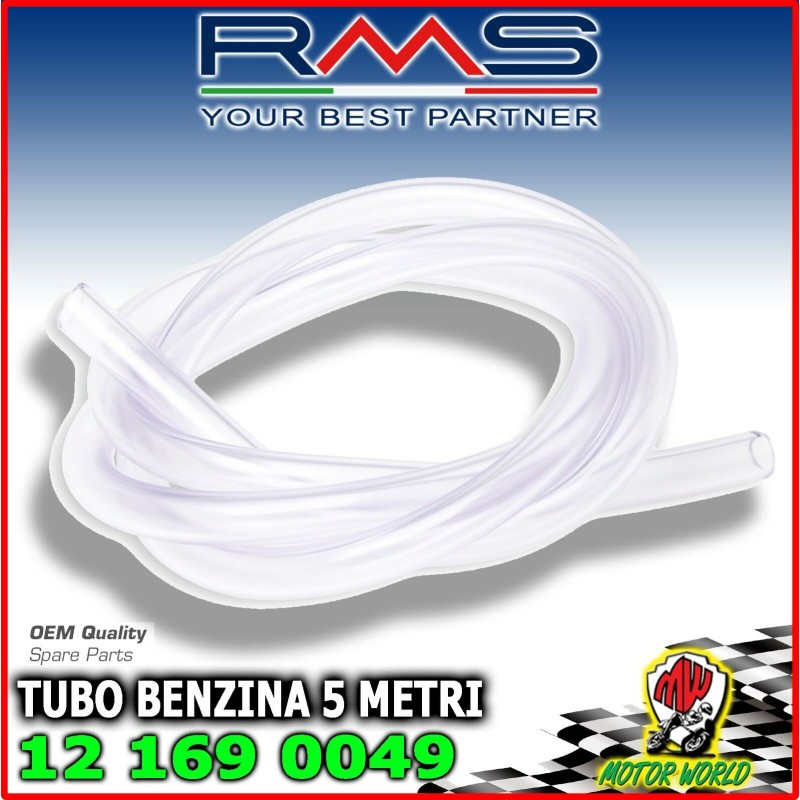 ROTOLO TUBO BENZINA MISURA 5 X 10 SCOOTER VESPA MOTO 5 METRI VERDE