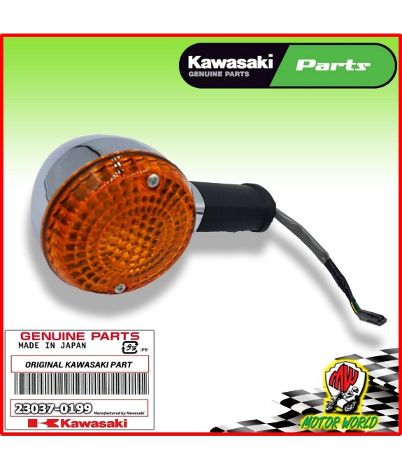 FRECCIA INDICATORE DI DIREZIONE POSTERIORE DESTRO ORIGINALE KAWASAKI W800 2016 .